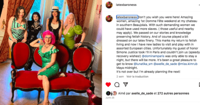 Baroness reports from Instagram on her Femdom Retreat