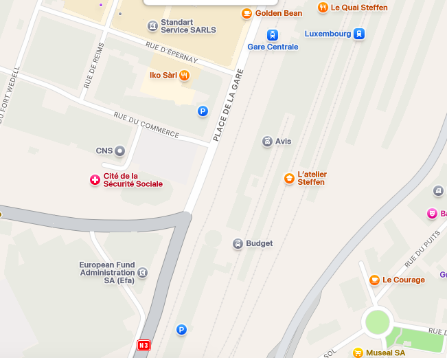 Parking-For-Luxembourg-Dungeon Dungeon location in Luxembourg